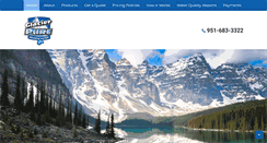 Desktop Screenshot of glacierpurewaters.com